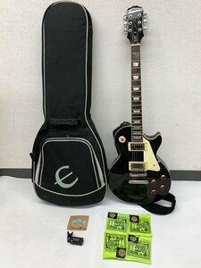 1円～/EPIPHONE/エピフォン/レスポール/スタンダード/ケース・付属品付/エレキギター/ギター/楽器/ヴィンテージ/ジャンク/W065