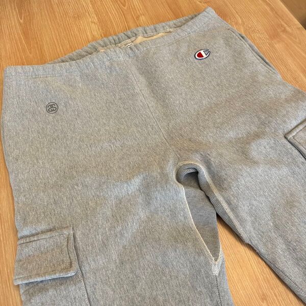 【希少レア】チャンピオン × ステューシー リバースウィーブ ゴアテックス スウェットパンツ L