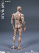 DAMTOYS 1/12スケール ドローマン 男性素体 デッサン 人形 アクションフィギュア DPS01 1/12 SCALE ACTION FIGURE “DRAWMAN” _画像3