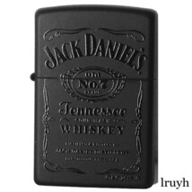 USA限定モデル！ Black Jack Daniels ブラックマットジャックダニエル ZIPPO ジッポー 永久保証付き おしゃれ かっこいい MADE IN USA_画像1