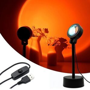 夕日ライト 日没ライト インスタ サンセットライト撮影 スポットライト