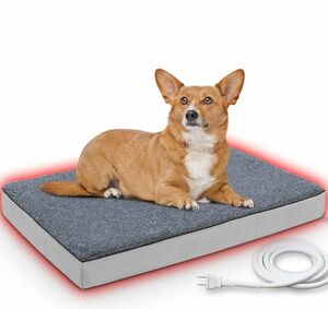 【大特価】ペット用 ヒーターベッド ホットマット 40×50 犬用ホットカーペット 暖かい 介護ベッド 寒さ対策 犬ベッド 高反発