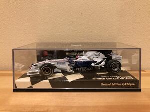 ☆ MINICHAMPS 1/43 BMW SAUBER F1 08 R.KUBICA WINNER CANADA GP 2008ミニチャンプス ☆