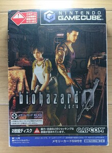 ☆送料無料☆【ジャンク品】ニンテンドーゲームキューブ専用ソフト GC biohazard 0 (バイオハザード ゼロ)「メモリカード59欠品」