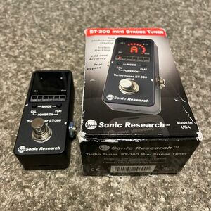 Sonic Research ST-300 mini ギター ベース チューナー