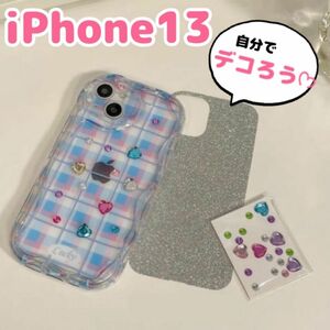 スマホケース iPhone13 キラキラ 可愛い デコ クリア ラメ 携帯ケース iPhoneケース カバー