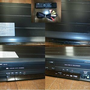 船井電機 DXアンテナ 地デジ 地上デジタルチューナー内蔵 VHSビデオデッキ DVDプレーヤー レコーダー DXR170V リモコン付 NC103の画像3