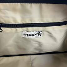 1円 【極美品・大容量 】 DIESEL ディーゼル トートバッグ ビジネスバッグ ボストンバッグ ショルダー 肩掛け ブラック レザー メンズ_画像9