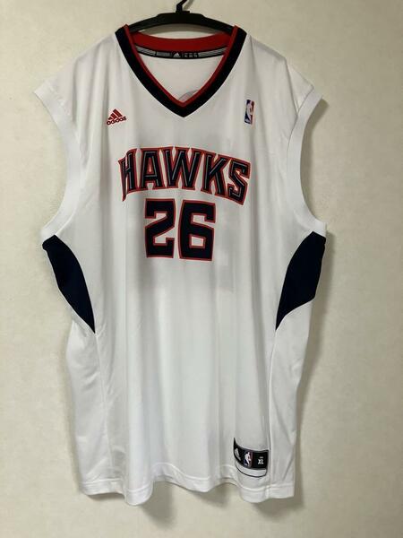 【希少】 カイル・コーバー NBA HAWKS アディダス adidas ユニフォーム アトランタ・ホークス ジャージ バスケ XL