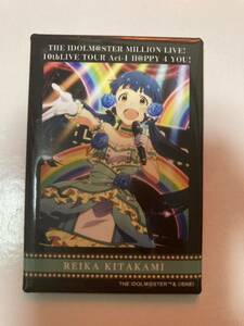 73 挨拶禁止 アイドルマスター ミリオンライブ！ 公式縦缶バッジ (10th Act-1開催記念 ver.) 北上麗花