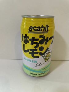 空缶 昭和レトロ asahit はちみつレモン 1991年製造 レトロ缶 空き缶 当時物 旧車 ブリパイ レトロ