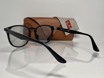 ケース付★RAY-BANレイバン RB4259-F 601/87 WASHED LENSES 黒ブラック/ライトグレースモーク JPフィット サングラス ボストン 白ロゴ_画像8