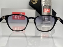 箱ケース付★RAY-BANレイバン 4258-F 601/19 ブラック黒/ブルーグラデーションレンズ JPフィット サングラス ボストンウェリントン_画像7