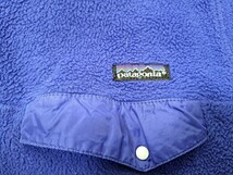 patagonia パタゴニア シンチラ スナップT フリース 90s ジャケット ヴィンテージ USA製　(ブルー×エメラルドグリーン×オレンジ)系 25530_画像3