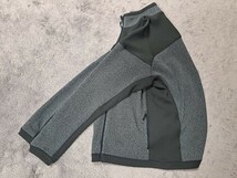 THE NORTH FACE ノースフェイス フリース ジャケット チャコール グレー NT61808 マウンテンテック セーター Mountain TEKSWEATER JKT_画像6