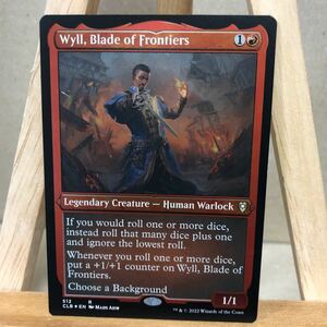 MTG【エッチング・Foil】(512)《辺境の刃、ワイル/Wyll, Blade of Frontiers》英語版 統率者レジェンズ：バルダーズ・ゲートの戦い