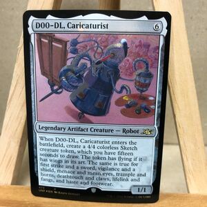 MTG【ギャラクシー・Foil】(473)《D00-DL, Caricaturist》[UNF-GF] 茶R 英語版 Unfinity