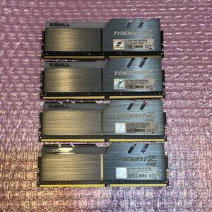 G.SKILL DDR4-3200 CL16 16GBx4 64GB TRIDENT Z RGB PC4-25600 F4-3200C16D-32GTZRX 2セット GSKILL