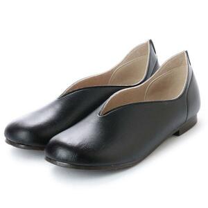 42lk nationwide free shipping flat shoes pumps lady's low heel pain . not .... made in Japan smooth large size runs pumps 