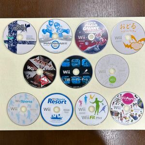 wii用ゲームソフト　ディスクのみ　11点　ジャンク品