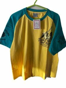 PEAK'D YELLOW ピークドイエロー Tシャツ メンズ 半袖 プリントTシャツ L XL