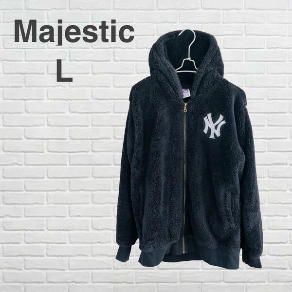 Majestic ATHLETIC New York Yankees パーカー　L フルジップ