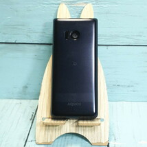 docomo SH-02L AQUOS SHARP ケータイ ブラック 本体 白ロム SIMロック解除済み SIMフリー 506354_画像3