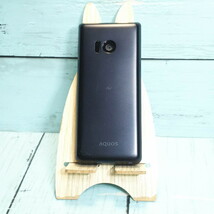 docomo SH-02L AQUOS SHARP ケータイ ブラック 本体 白ロム SIMロック解除済み SIMフリー 667521_画像3