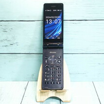 docomo SH-02L AQUOS SHARP ケータイ ブラック 本体 白ロム SIMロック解除済み SIMフリー 501569_画像1