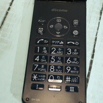 docomo SH-02L AQUOS SHARP ケータイ ブラック 本体 白ロム SIMロック解除済み SIMフリー 501569_画像6