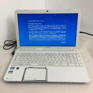 ☆TOSHIBA dynabook T552/47GW PT55247GBHW ノートPC Core i5-3210M 2.50GHz 4GB/750GB/ブルーレイ【リカバリ済/現状渡し】