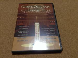 DVD/ GRAND OLE OPRY AT CARNEGIE HALL / ALAN JACKSON、ALISON KRAUSS、BRAD PAISLEY、MARTINA McBRIDE、RICKY SKAGGS　　　