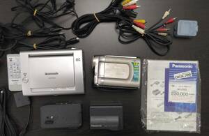 ◆◇#15548-A Panasonic　ビデオカメラ　NV-DS5　ジャンク品　ミニプリンター　セット　◇◆