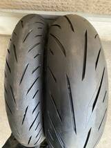 BRIDGESTONE BATTLAX S22 120/70ZR17 190/50ZR17 使用距離少ない_画像1