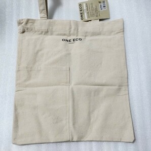 新品 アカギ エコバッグ ONE ECO PROJECT 本袋 福本伸行 トートバッグ 未使用 狂気の沙汰ほど面白い！の画像3