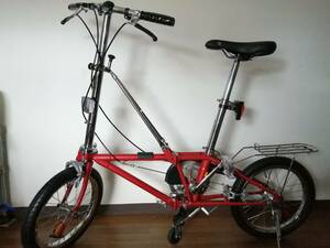 DAHON 3 16インチ　ワインレッド　引き取り限定で、お願いします。1987年　H7100204 台湾製