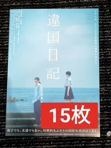 違国日記　映画　フライヤー チラシ　15枚