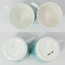 e3699【TIFFANY＆Co.】ブルーボックス　マグカップ　2客　未使用　ティファニー　共箱　ブルーリボン_画像6