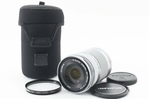 Olympus M.Zuiko Digital ED 40-150mm F4-5.6 R MSC シルバー マイクロフォーサーズマウント 望遠ズーム [美品] ケース フィルター付き