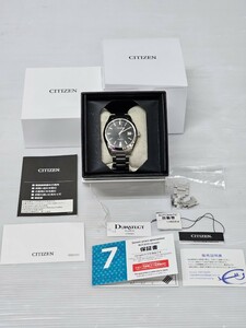 CITIZEN 腕時計 COLLECTION NB1050-59E 10気圧防水 機械式 自動巻 手巻付 カレンダー シースルーバック メンズ ブラック 裏スケ