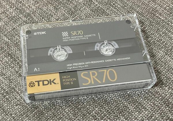 未使用　TDK カセットテープ ハイポジション SR70