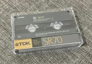 未使用　TDK カセットテープ ハイポジション SR70