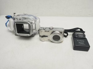 USED Panasonic パナソニック DMC-TZ3 LUMIX ルミックス＆ハウジングセット 水中カメラ関連用品 [1J-57752]