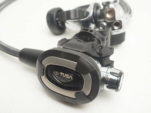 USED TUSA ツサ RS-681 レギュレター 動作確認済 オーバーホール後未使用 ランク:AA スキューバダイビング用品 [E-57786]