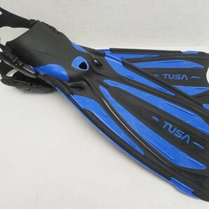 USED TUSA ツサ SOLLA ソラ ストラップ式フィン サイズ:S(24-26cm) ランク:AA スキューバダイビング用品[Z57796]の画像1