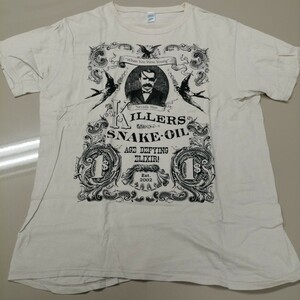 D02 バンドTシャツ　キラーズ　KILLERS when you were young サンドベージュ