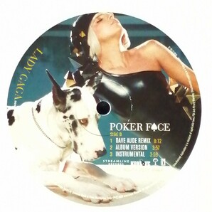 D02 中古LP 中古レコード レディーガガ LADY GAGA pokerface remixes ホワイトビニール US盤の画像6