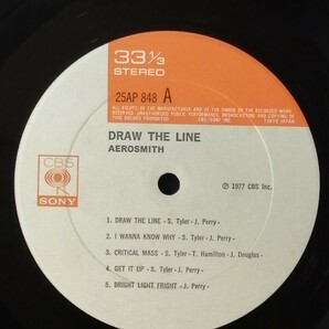 D02 中古LP 中古レコード エアロスミス ドローザライン 25AP-848 帯付国内盤 AEROSMITH draw the lineの画像8