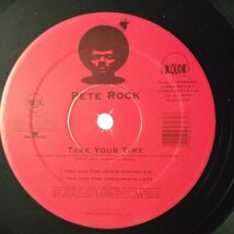 D02 中古LP 中古レコード　ピートロック　PETE ROCK take your time　US盤　シールド有り_画像4