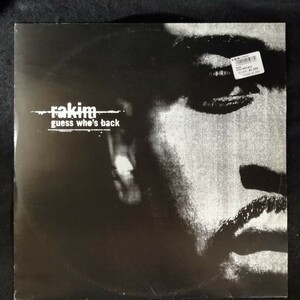 D02 中古LP 中古レコード　ラキム　RAKIM guess whos back UNT 56151 UK盤　